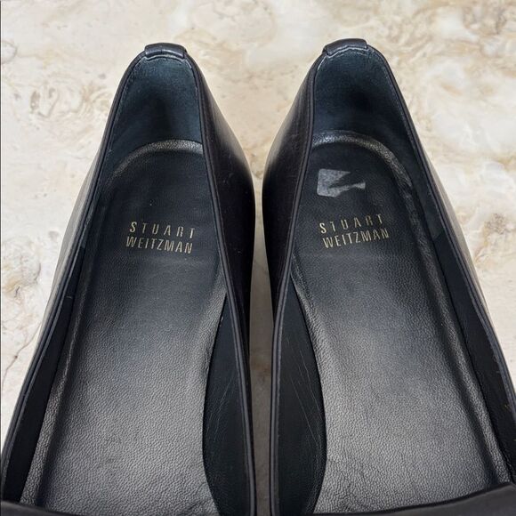 Stuart Weitzman Leather Tassel Loafers - Picture 5 of 13